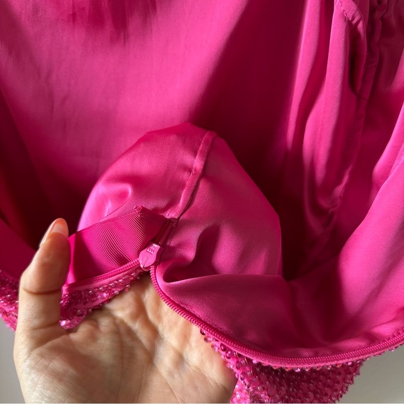 h:ours Juniper Mini Dress in Hot Pink - Picture 12 of 12